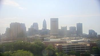 Weather camera view of WEWS-TV.