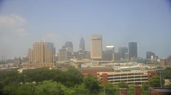 Weather camera view of WEWS-TV.