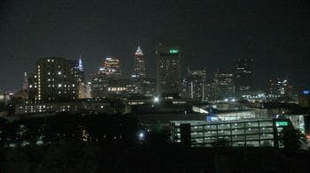 Weather camera view of WEWS-TV.