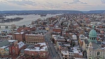 Weather camera view of WHTM-TV.