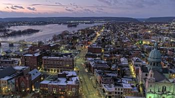 Weather camera view of WHTM-TV.