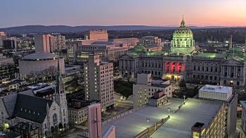 Weather camera view of WHTM-TV.