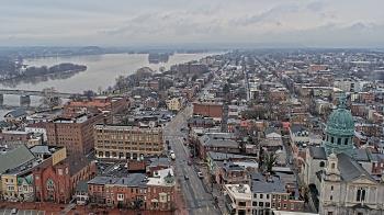 Weather camera view of WHTM-TV.