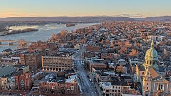 Weather camera view of WHTM-TV.