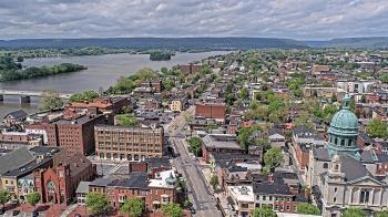 Weather camera view of WHTM-TV.