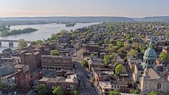 Weather camera view of WHTM-TV.