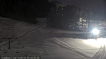 Weather camera view of Wisp Ski Resort.