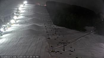 Weather camera view of Wisp Ski Resort.