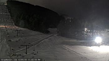 Weather camera view of Wisp Ski Resort.