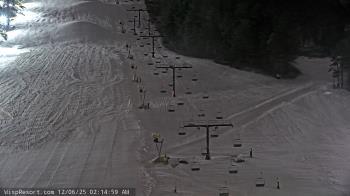 Weather camera view of Wisp Ski Resort.