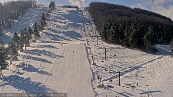 Weather camera view of Wisp Ski Resort.