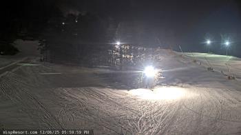 Weather camera view of Wisp Ski Resort.