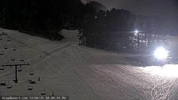 Weather camera view of Wisp Ski Resort.