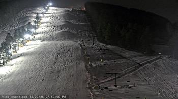 Weather camera view of Wisp Ski Resort.