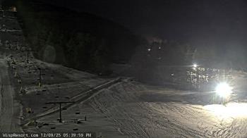 Weather camera view of Wisp Ski Resort.