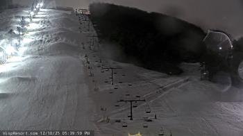 Weather camera view of Wisp Ski Resort.