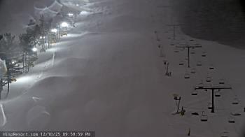 Weather camera view of Wisp Ski Resort.