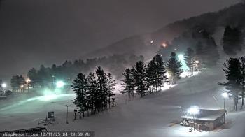 Weather camera view of Wisp Ski Resort.