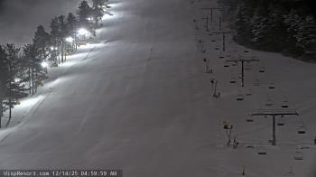 Weather camera view of Wisp Ski Resort.