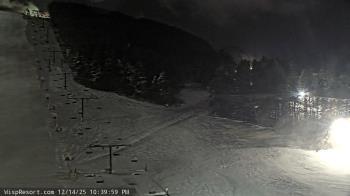 Weather camera view of Wisp Ski Resort.