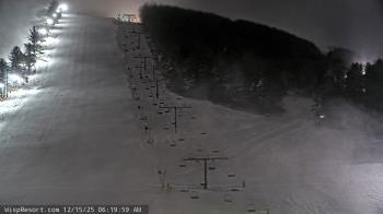 Weather camera view of Wisp Ski Resort.
