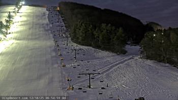 Weather camera view of Wisp Ski Resort.