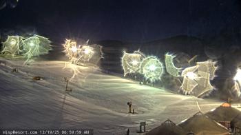 Weather camera view of Wisp Ski Resort.