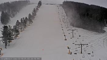 Weather camera view of Wisp Ski Resort.