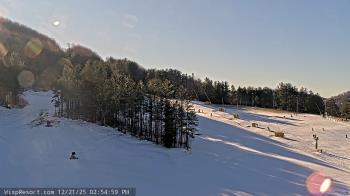 Weather camera view of Wisp Ski Resort.