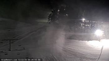 Weather camera view of Wisp Ski Resort.