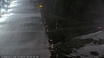 Weather camera view of Wisp Ski Resort.