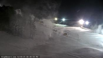 Weather camera view of Wisp Ski Resort.