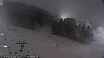 Weather camera view of Wisp Ski Resort.