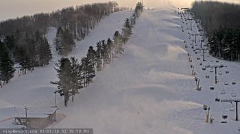 Weather camera view of Wisp Ski Resort.