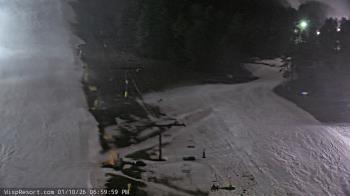 Weather camera view of Wisp Ski Resort.