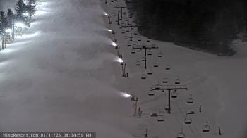 Weather camera view of Wisp Ski Resort.