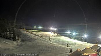 Weather camera view of Wisp Ski Resort.