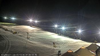 Weather camera view of Wisp Ski Resort.