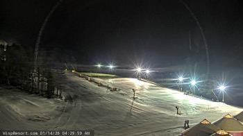 Weather camera view of Wisp Ski Resort.