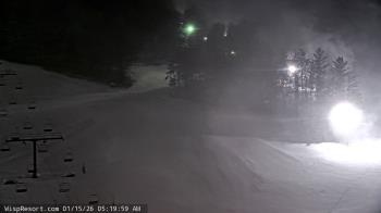 Weather camera view of Wisp Ski Resort.