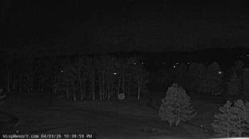 Weather camera view of Wisp Ski Resort.