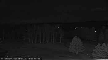 Weather camera view of Wisp Ski Resort.