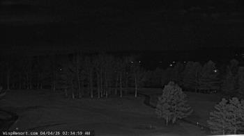 Weather camera view of Wisp Ski Resort.