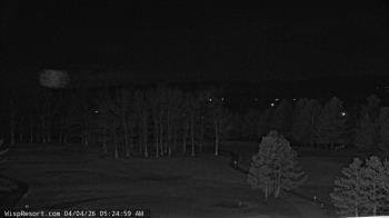 Weather camera view of Wisp Ski Resort.