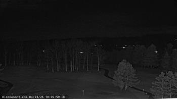 Weather camera view of Wisp Ski Resort.