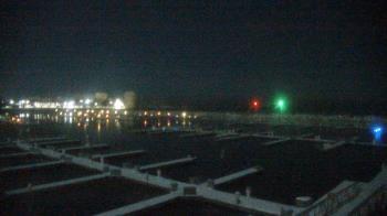 Weather camera view of Waukegan Harbor and Marina.