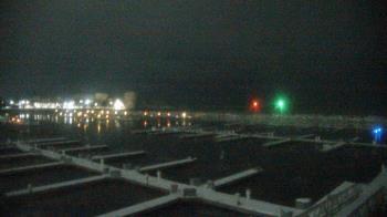 Weather camera view of Waukegan Harbor and Marina.