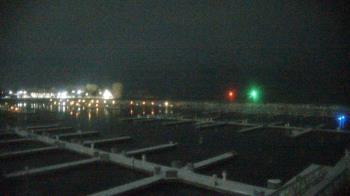 Weather camera view of Waukegan Harbor and Marina.