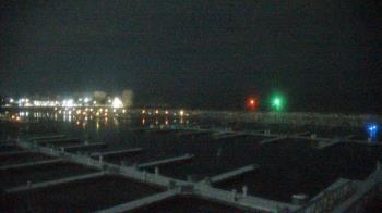 Weather camera view of Waukegan Harbor and Marina.