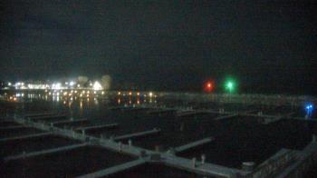 Weather camera view of Waukegan Harbor and Marina.